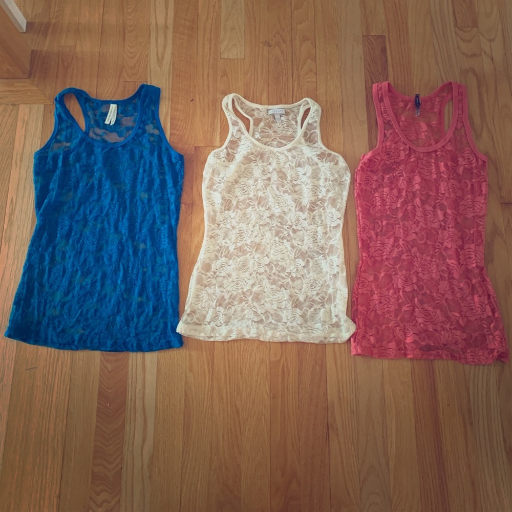 3 Lace Tanktops